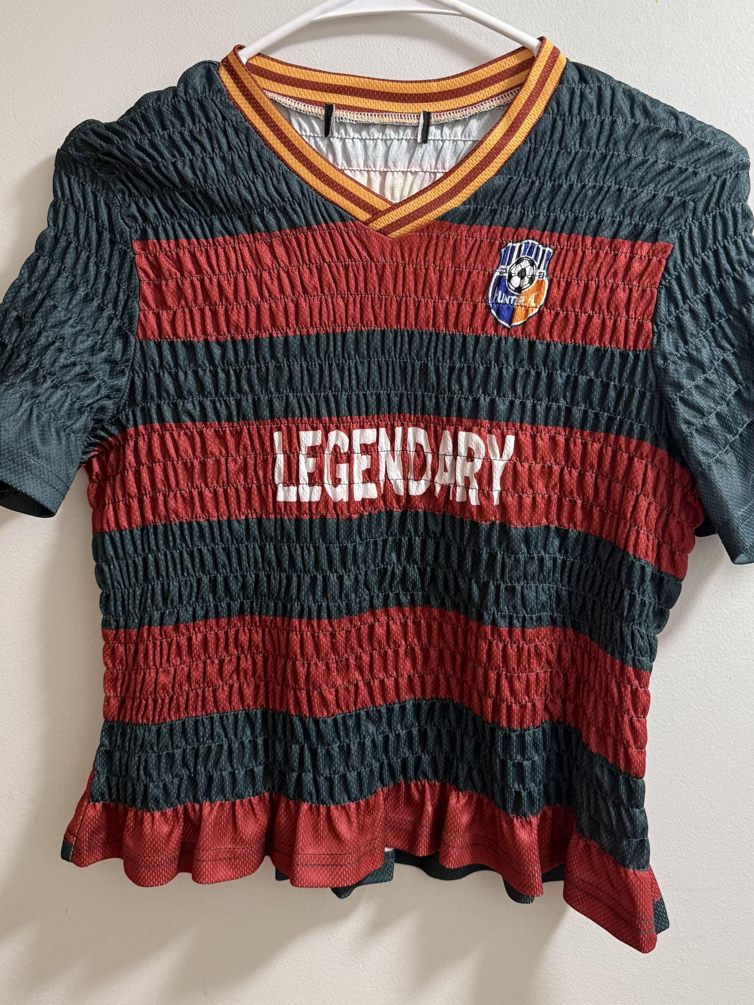 Soccer Girl Runched Jersey