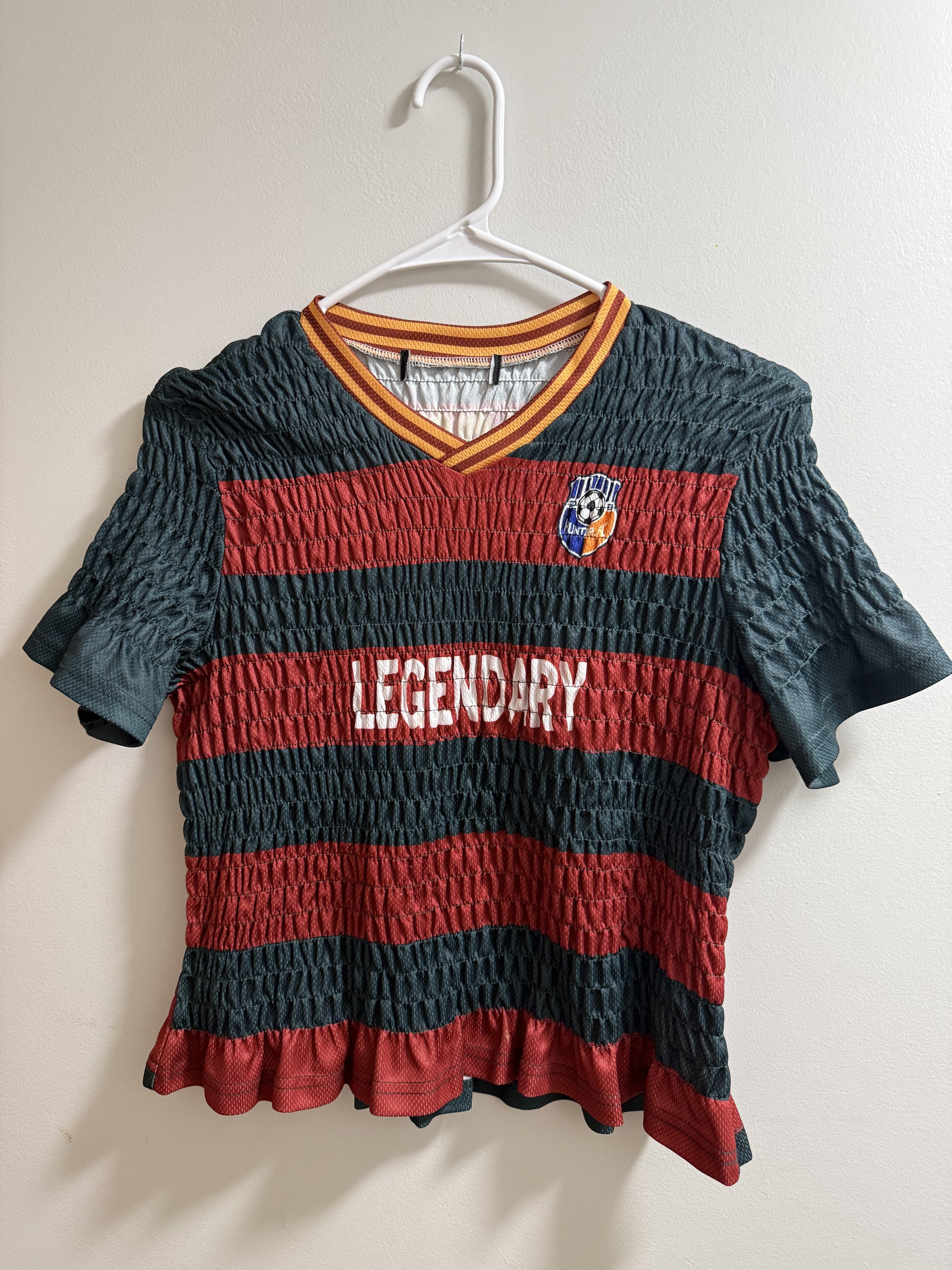 Soccer Girl Runched Jersey