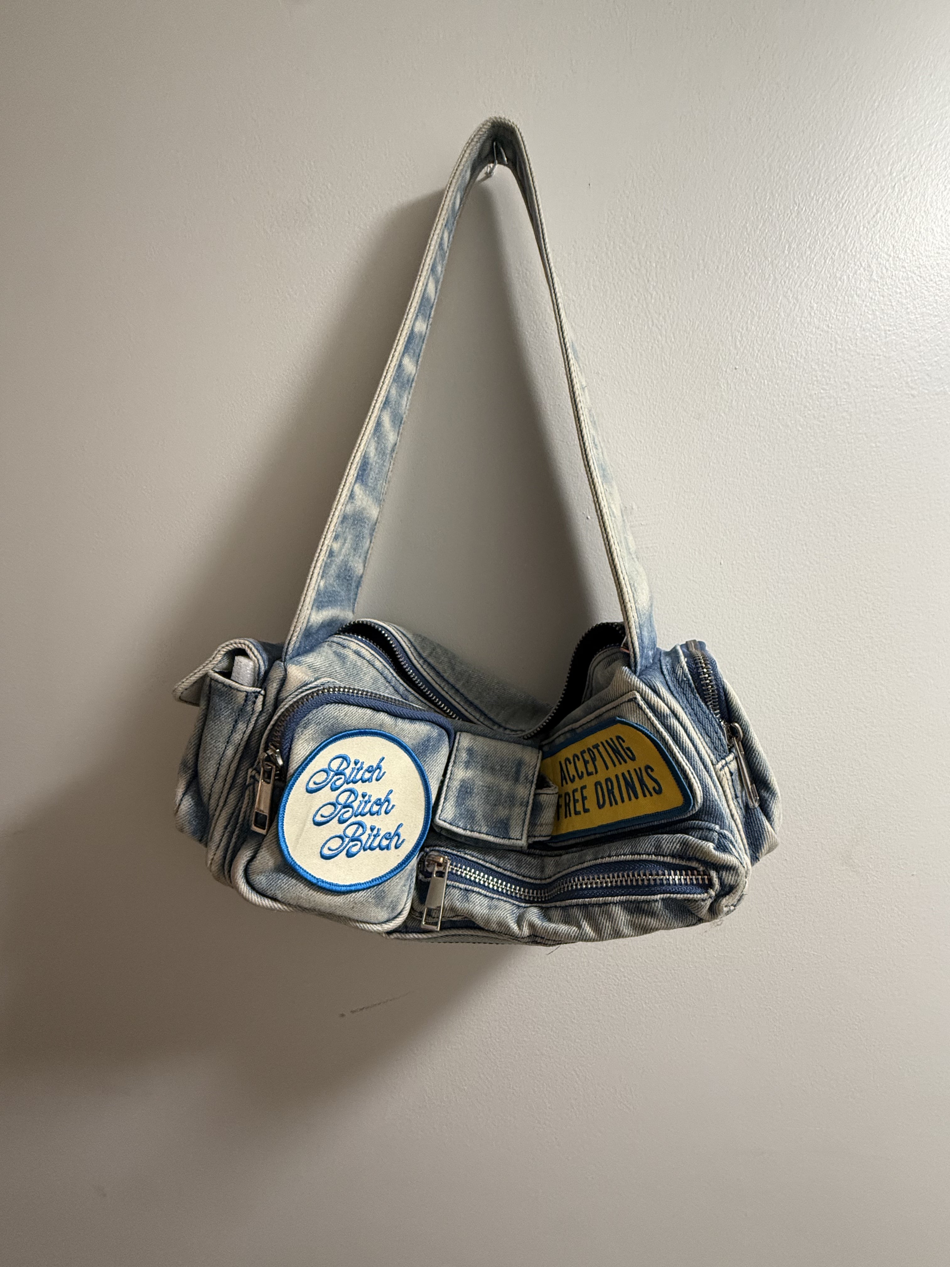 Denim Patch Purse