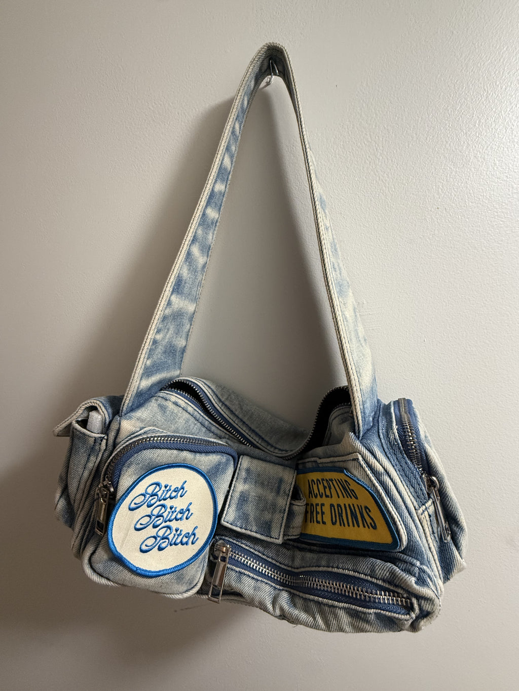 Denim Patch Purse