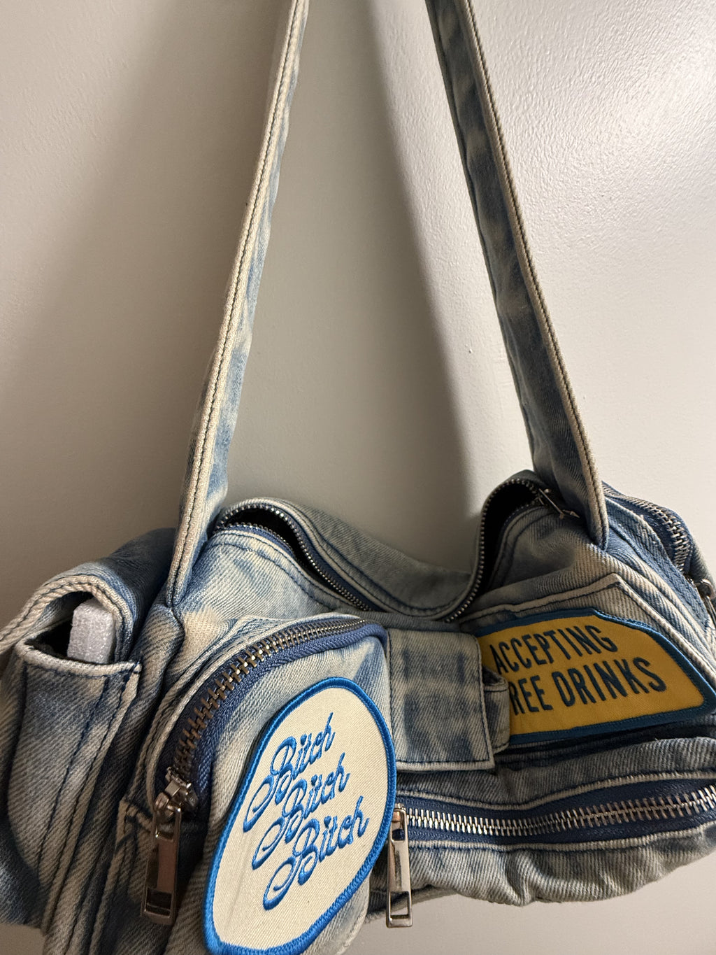 Denim Patch Purse