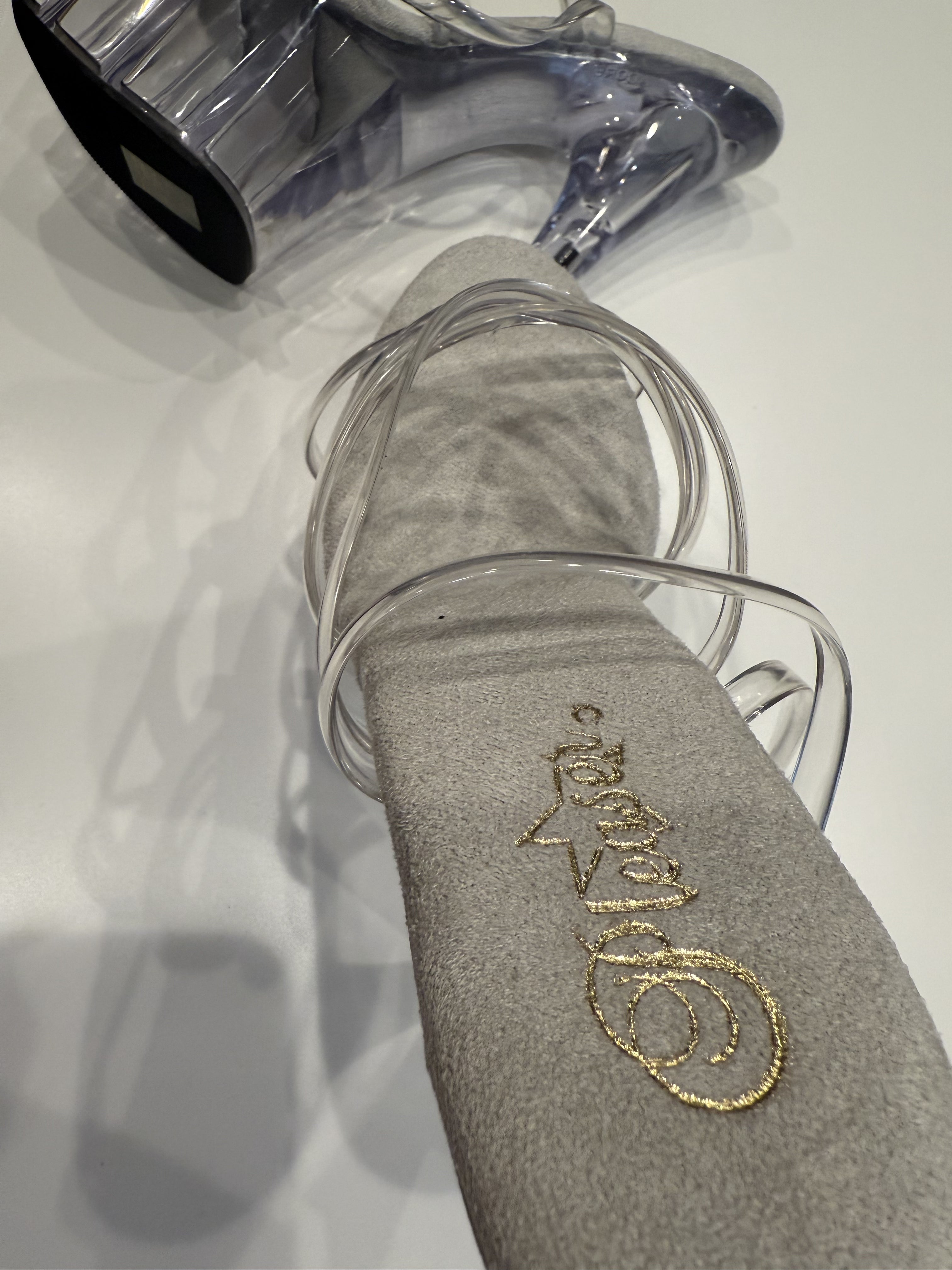 Clear Strappy Platfrom Heels